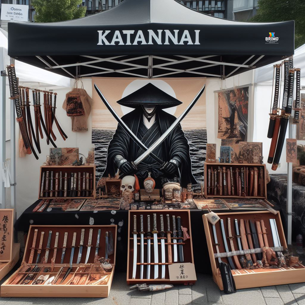 Tente pliante pour événements de promotion technologique